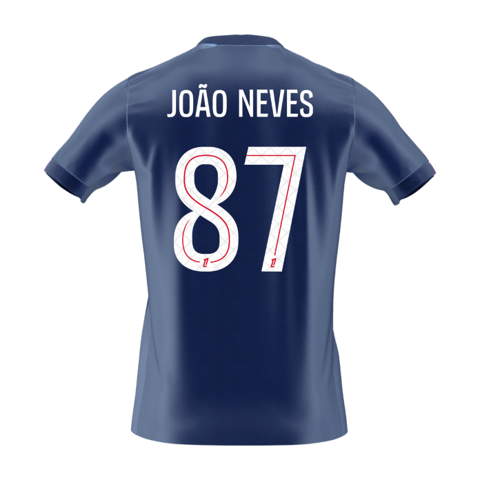 JO?O NEVES #87 PSG hjemmefotballdrakt 2025/26