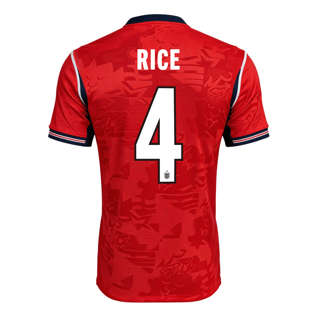 RICE #4 England Bortespillerversjon Jersey World Cup 2026
