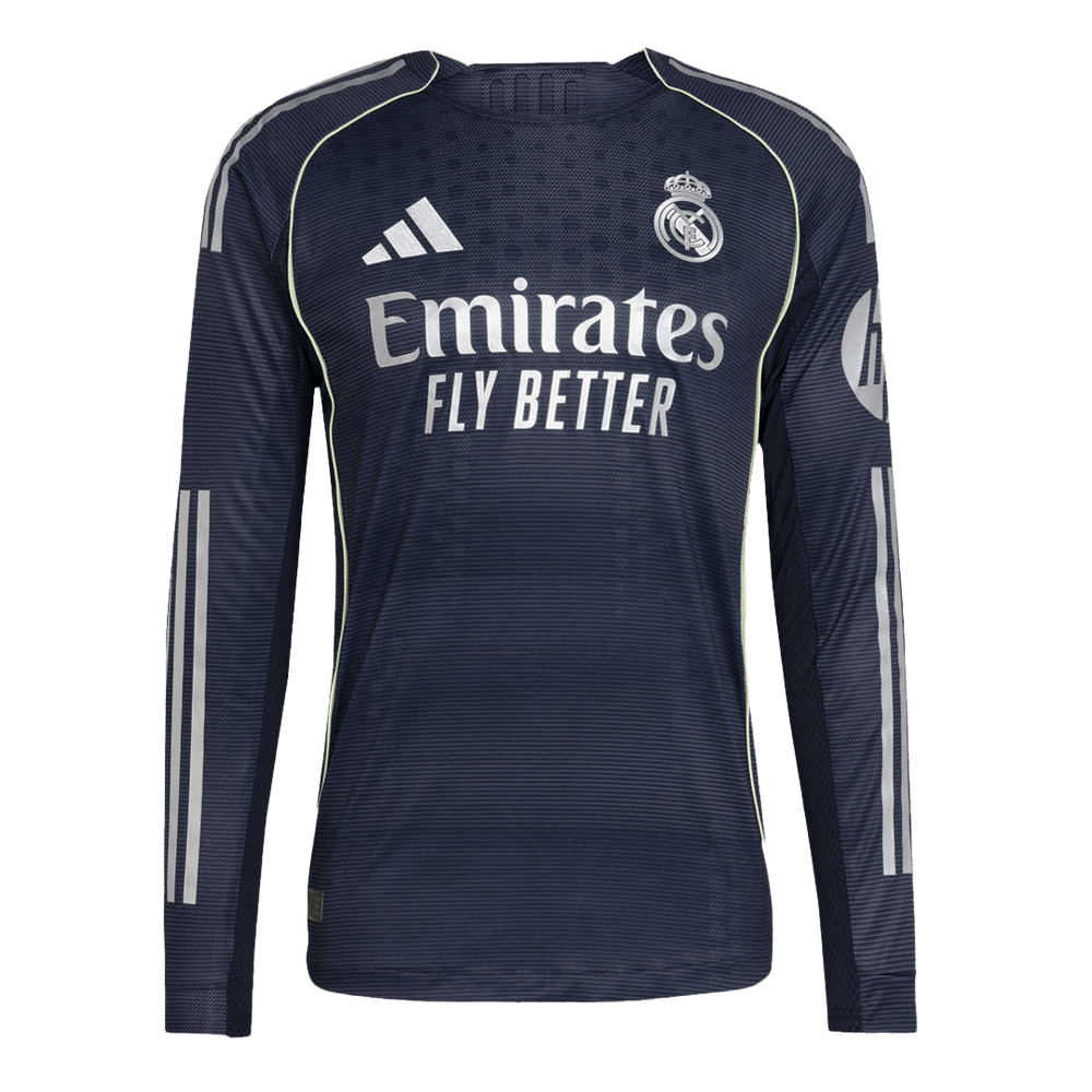 Pelaajaversio Real Madrid Pitkähihainen Vieraspelipaita 2025/26