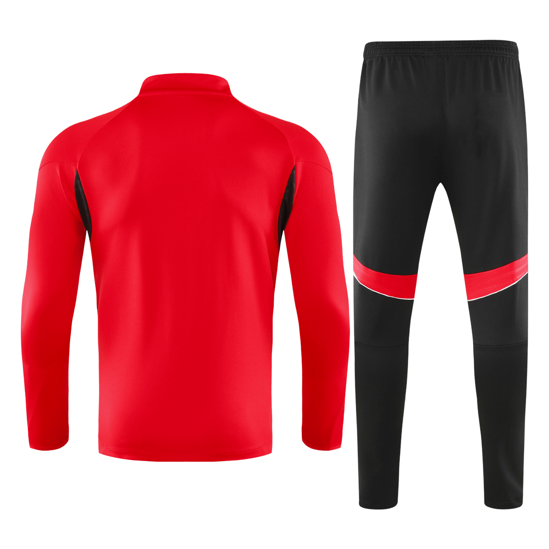 Arsenal 1/4 Zip Treningsdrakt 2025/26 Rød