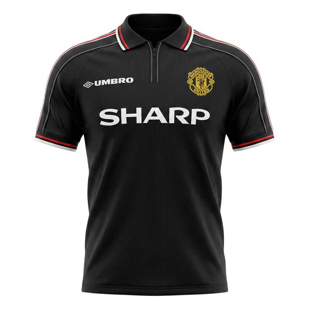 Retro jalkapallopaita Manchester United vieras 1998