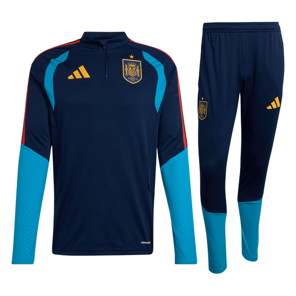 Spania sweatshirtsett med glidelås for barn (overdel+bukser) 2026 marine