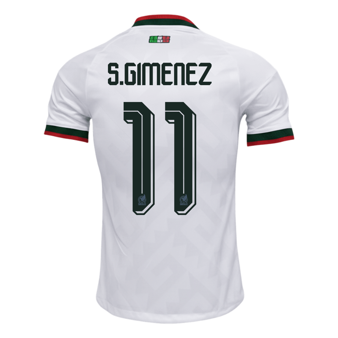 S.GIMENEZ #11 Mexico Bortespillerversjon Jersey World Cup 2026