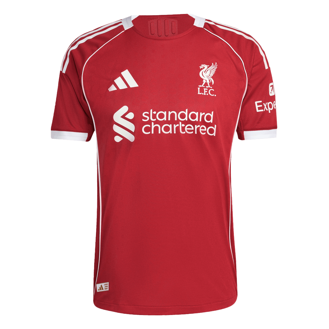 GAKPO #18 Liverpool Hjemme Autentisk fotballdrakt 2025/26