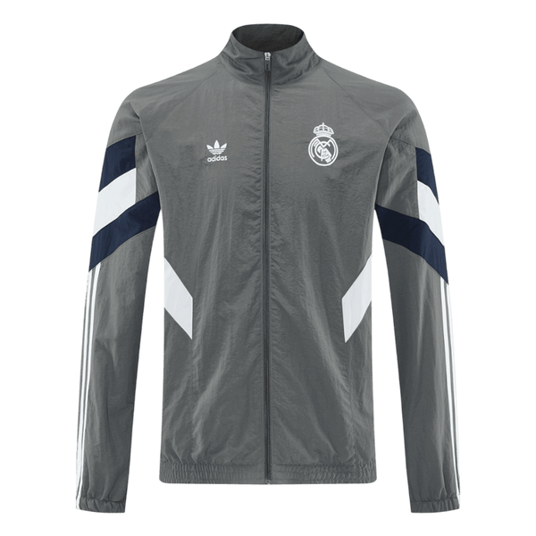 Real Madrid tuulitakki 2025/26 - Harmaa