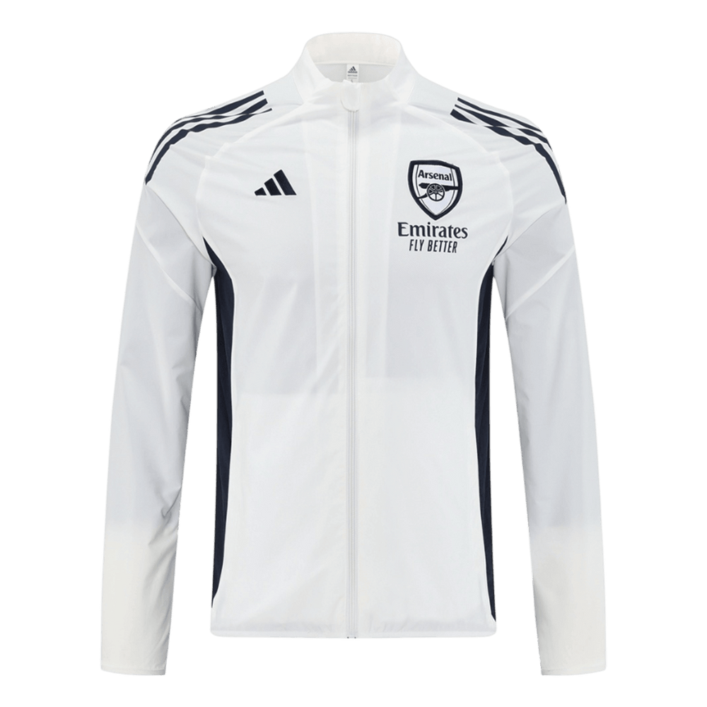 Arsenal tuulitakki 2025/26 - Valkoinen