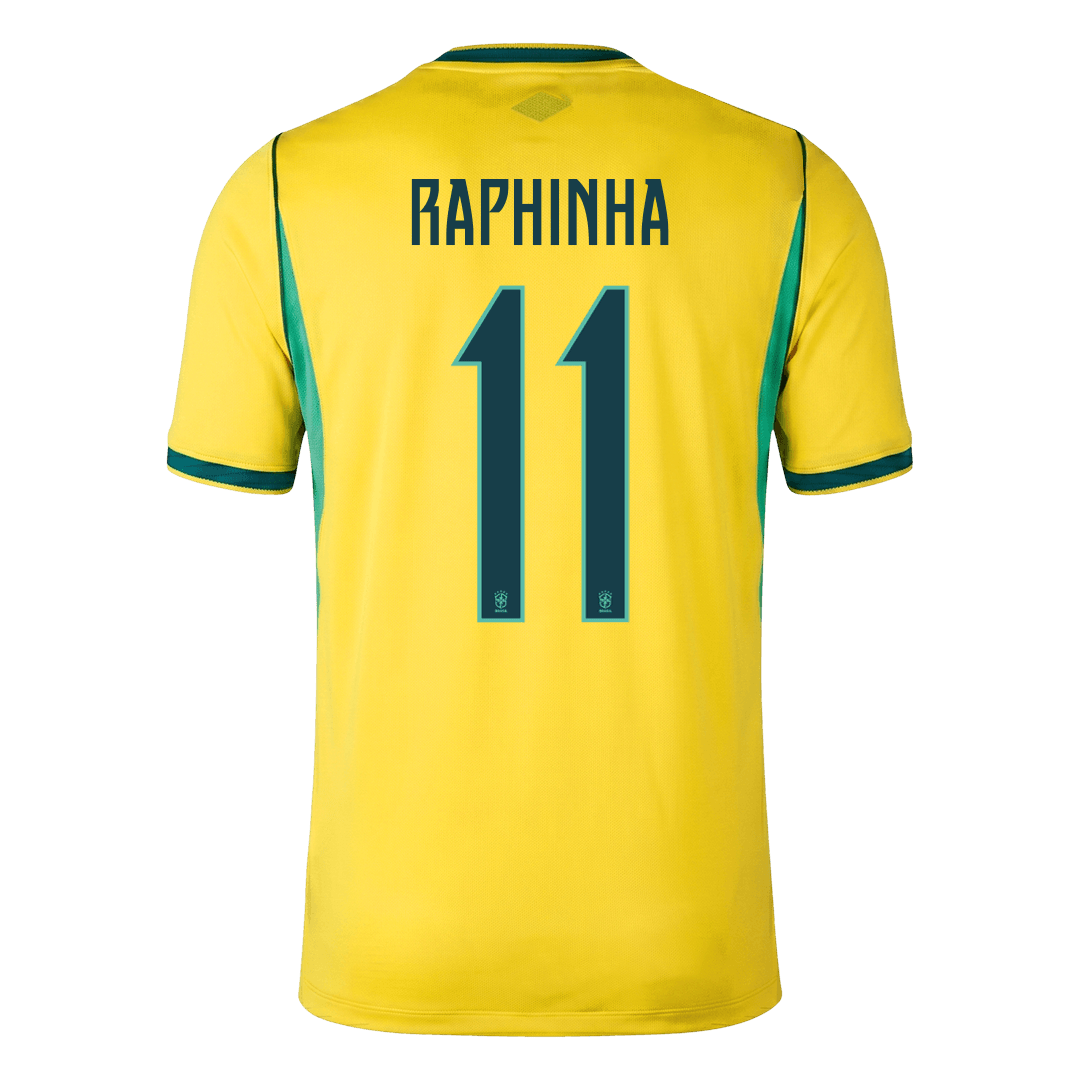 RAPHINHA #11 Brasil hjemmefotballdrakt World Cup 2026