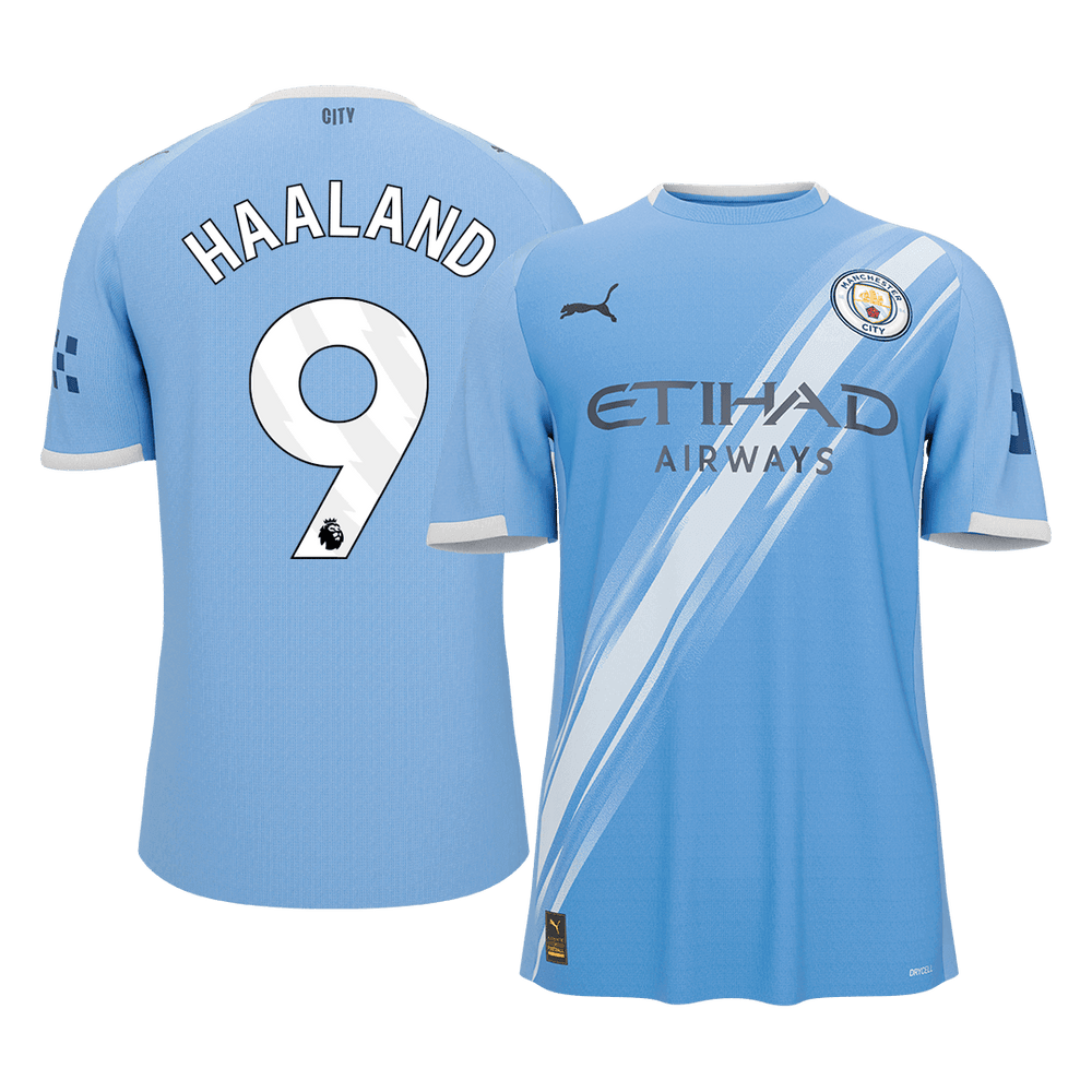 HAALAND #9 Manchester City hjemmefotballdrakt 2025/26