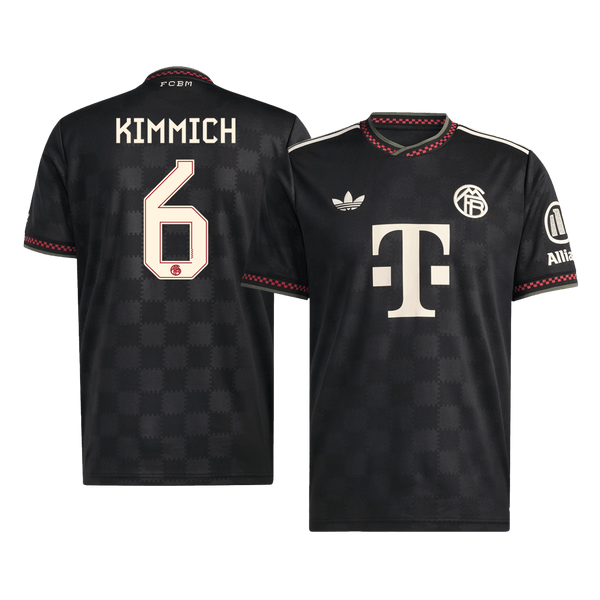 Bayern München KIMMICH #6 Kolmas vierasjalkapallopaita 2025/26, miehet