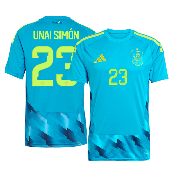 UNAI SIMóN #23 Spania Målvakt Fotball-VM 2026 Blå