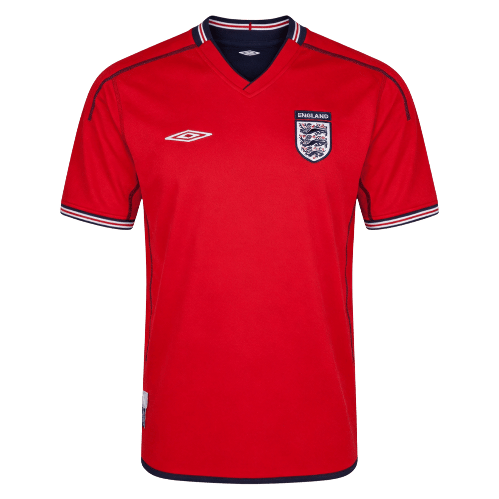 Retro fotballdrakt England borte-VM 2002
