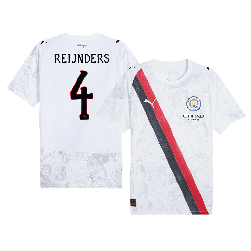 REIJNDERS #4 Manchester City KidSuper jalkapallopaita 2025/26 - Seurajoukkueiden MM-kisat