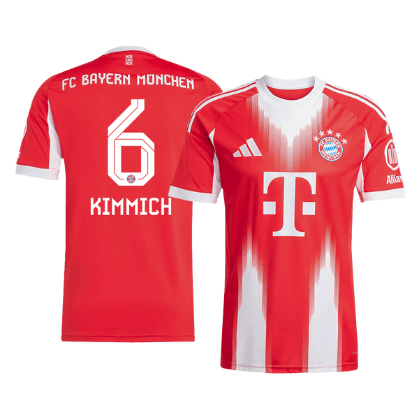 Bayern München KIMMICH #6 kotijalkapallopaita 2025/26