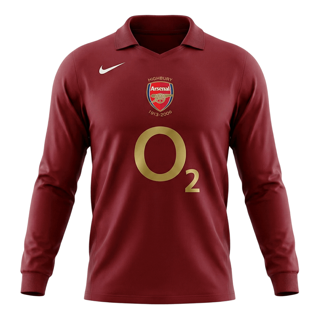 Retro fotballdrakt Arsenal Hjemmelangermet 2005/06