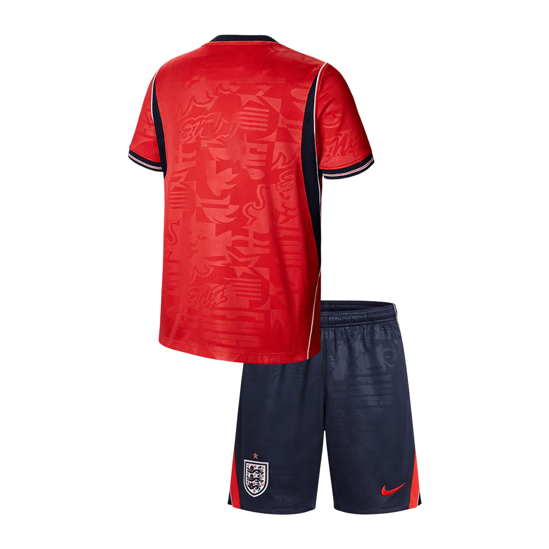 England borte fotballdrakter for barn til verdensmesterskapet i 2026