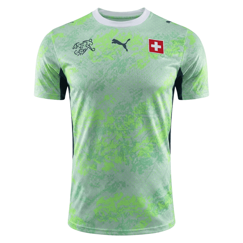 Sveits Bortespillerversjon Jersey World Cup 2026