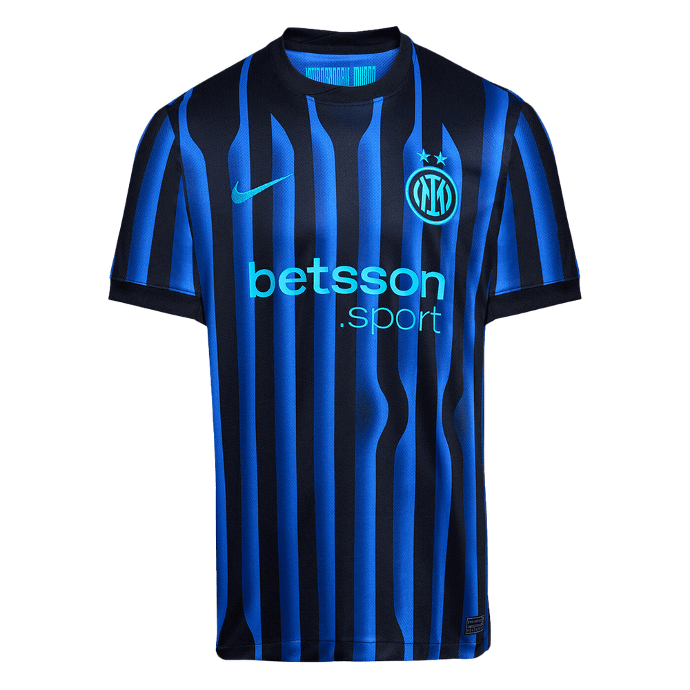 $8,9 Inter Milan Jalkapallopaita Koti Mukautettu paita 2025/26 Pelipaita