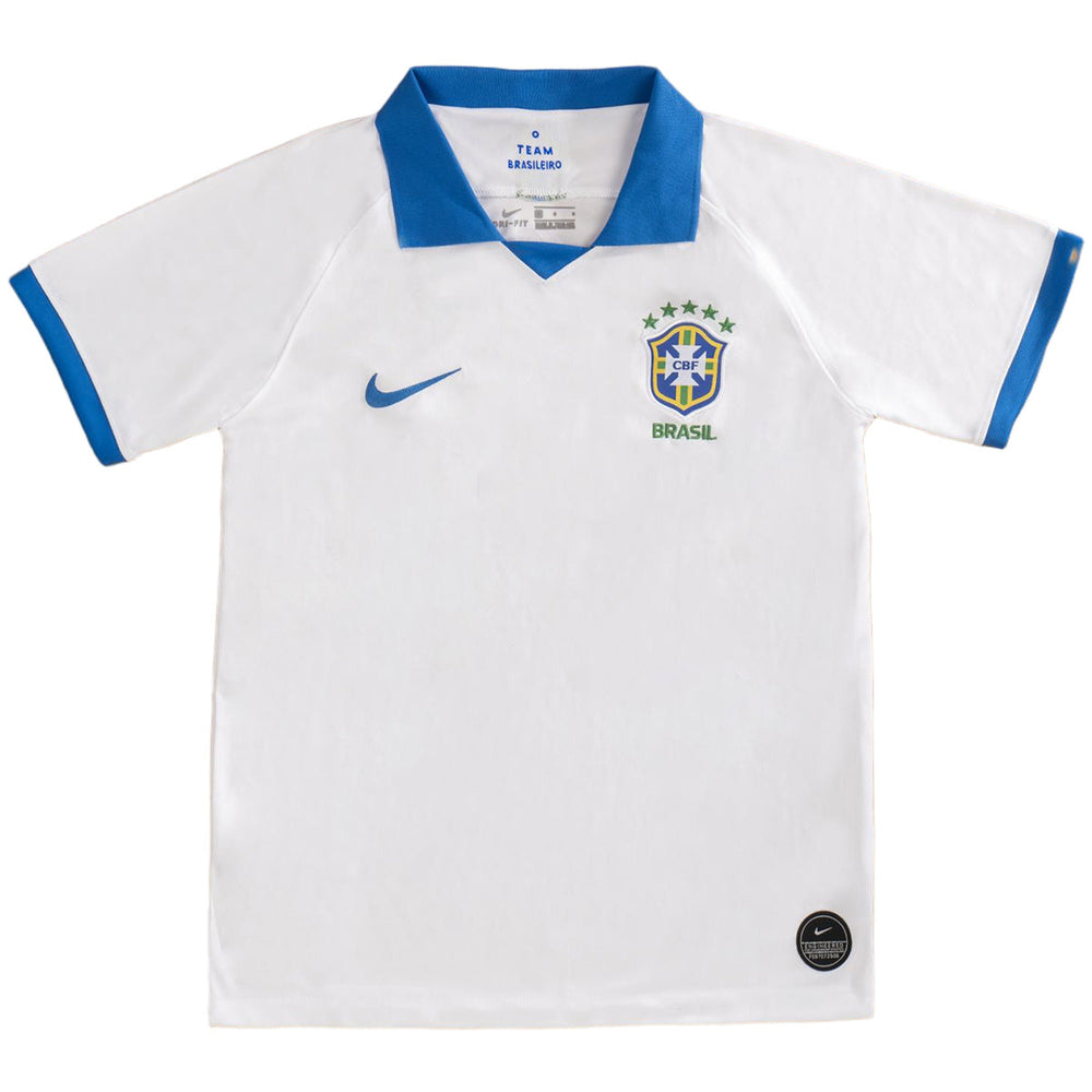 Retro Brasilin vierasjalkapallopaita 2019