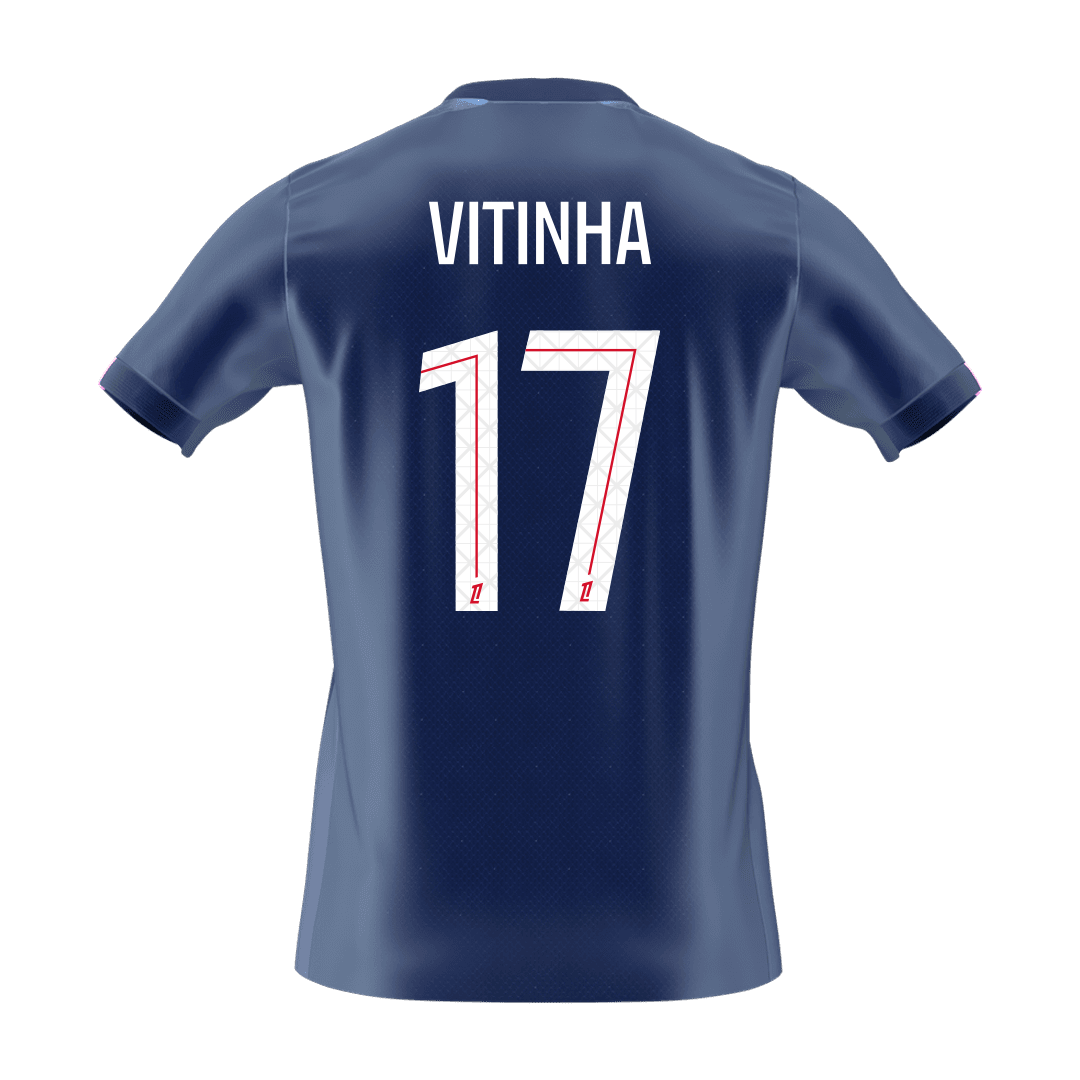 VITINHA #17 PSG hjemmefotballdrakt 2025/26