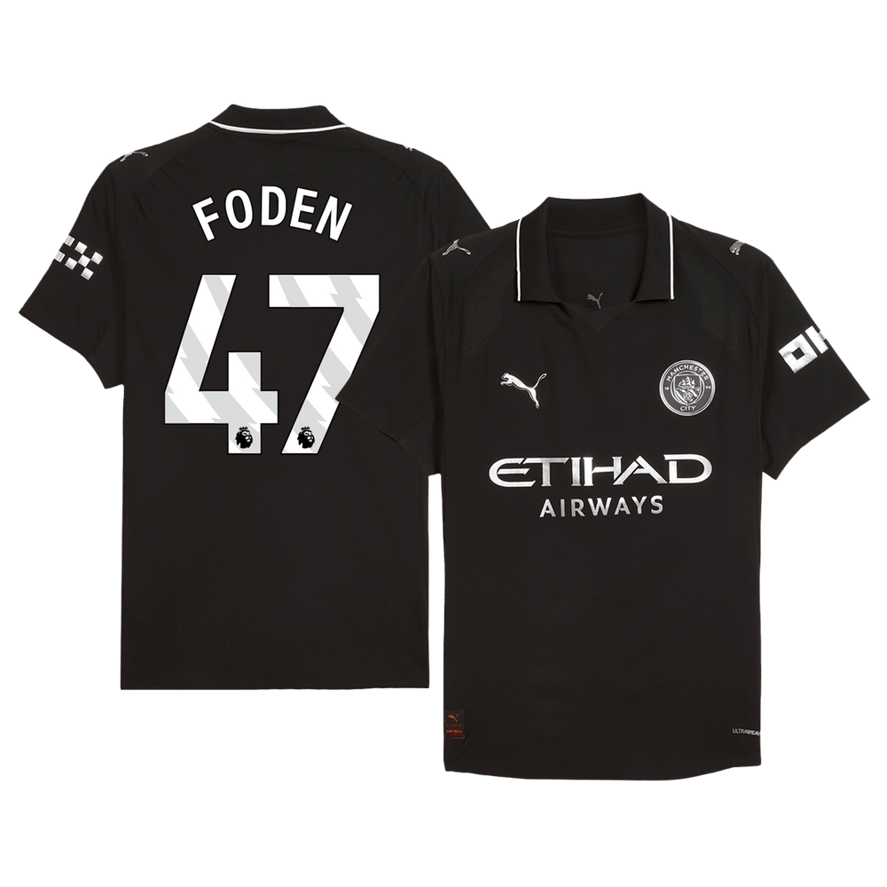 FODEN #47 Manchester City Vierasasu Pelaajaversio Pelipaita 2025/26