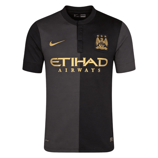 Retro fotballdrakt Manchester City Borte 2013/14
