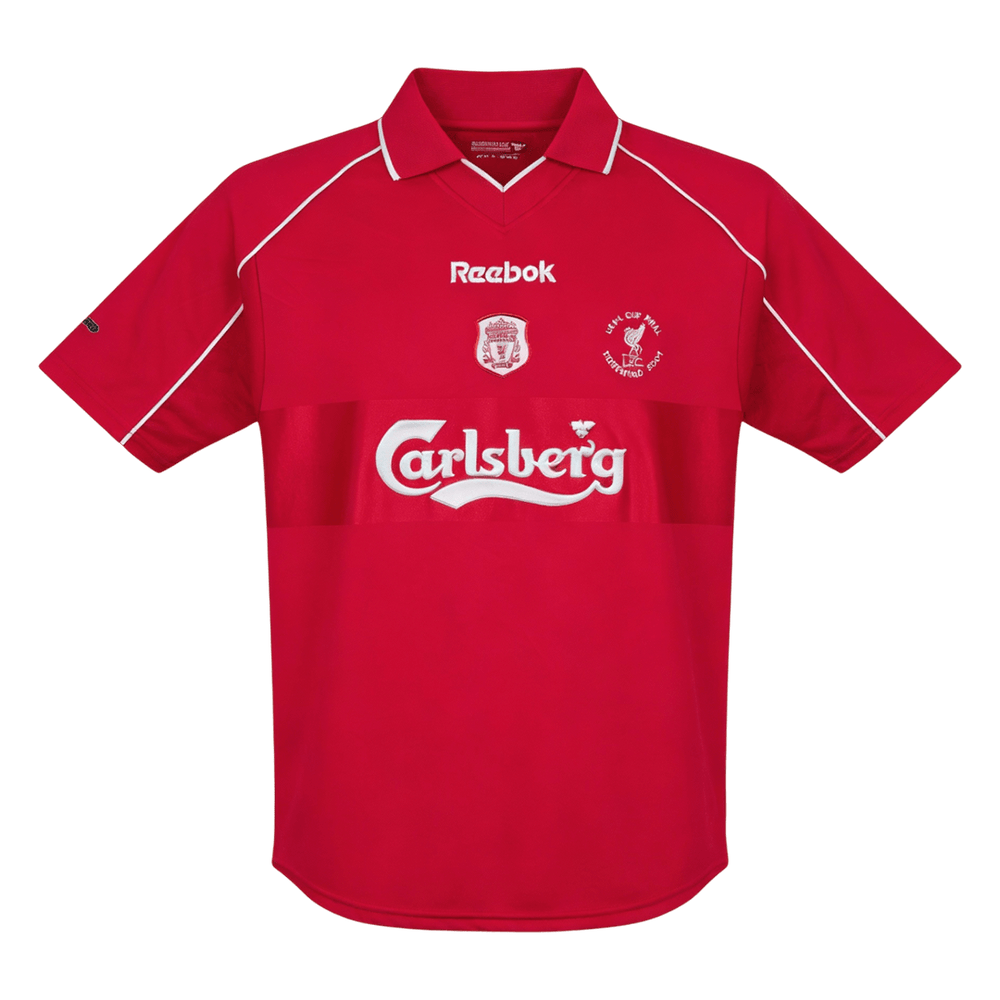 Retro fotballdrakt Liverpool Hjemme 2000/01