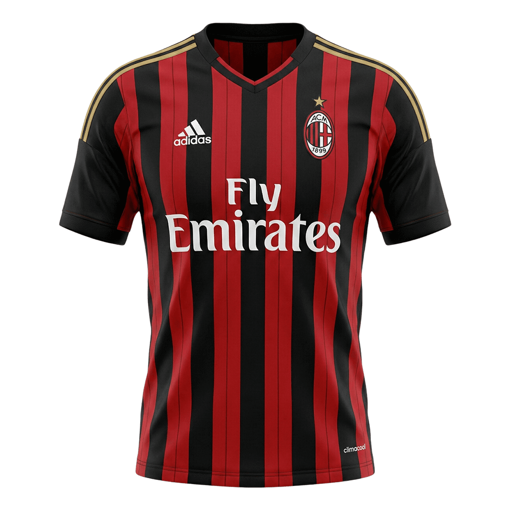 Retro fotballdrakt AC Milan Hjemme 2013/14