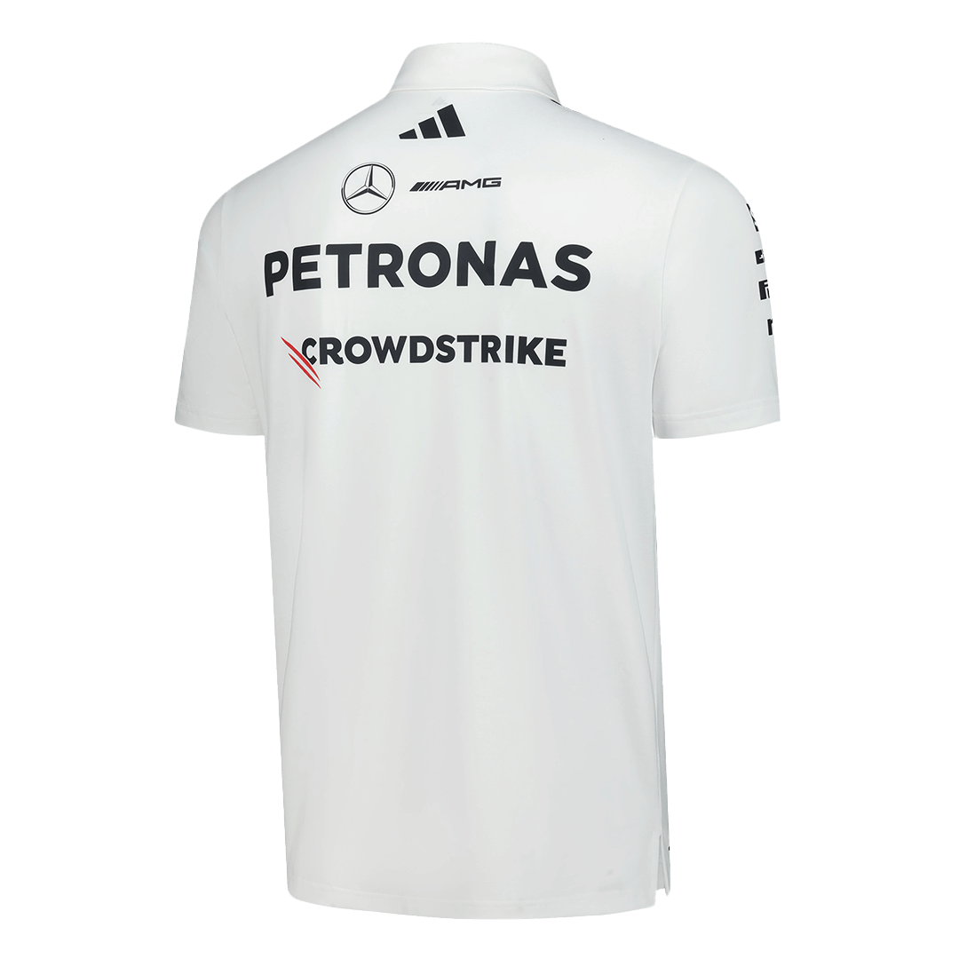 Mercedes AMG Petronas F1 2025 Team Polo valkoinen