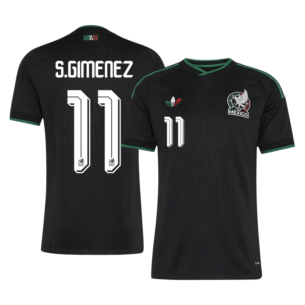 S.GIMENEZ #11 Mexico Third Away Player Versjon Jersey World Cup 2026