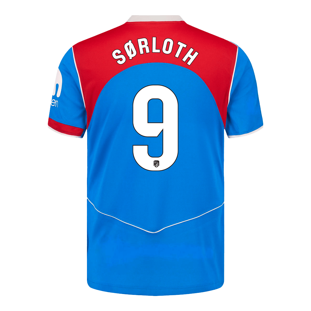 S?RLOT #9 Atletico Madrid Tredje Borte-fotballdrakt 2025/26