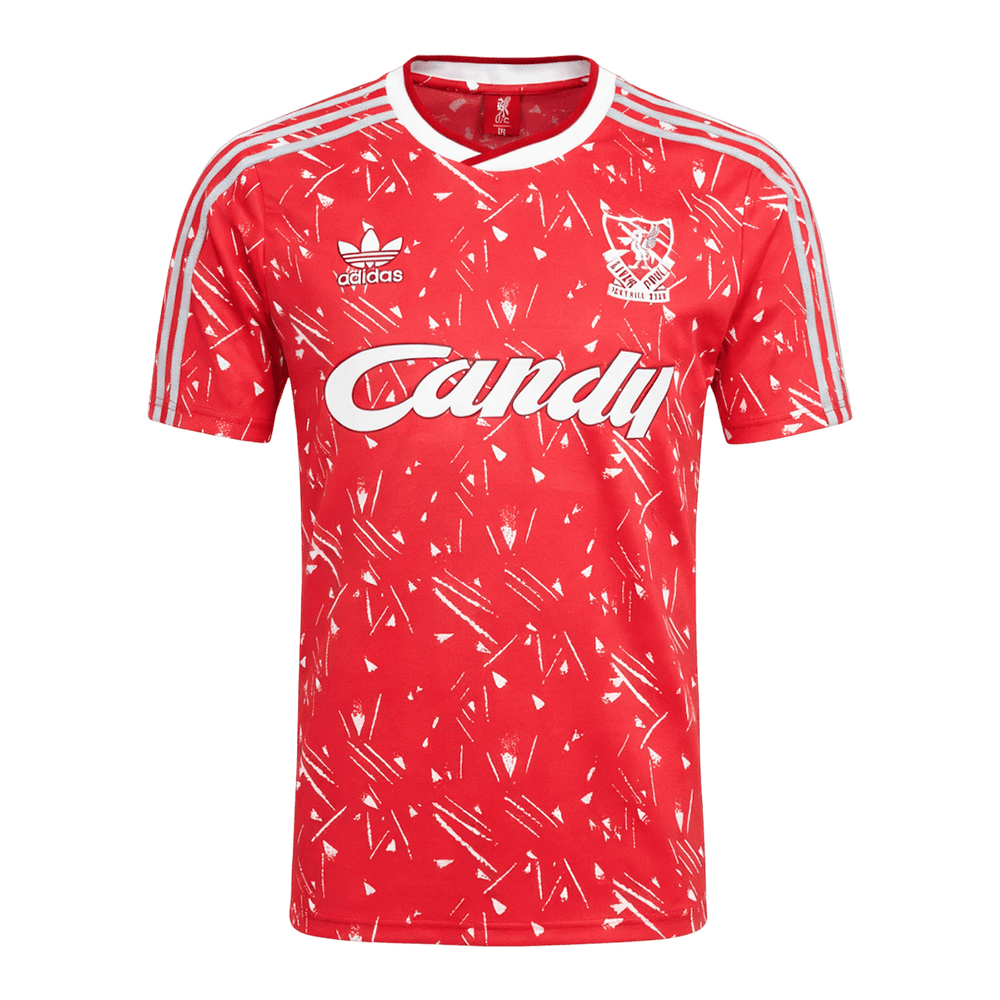 Retro fotballdrakt Liverpool hjemme 1989/91