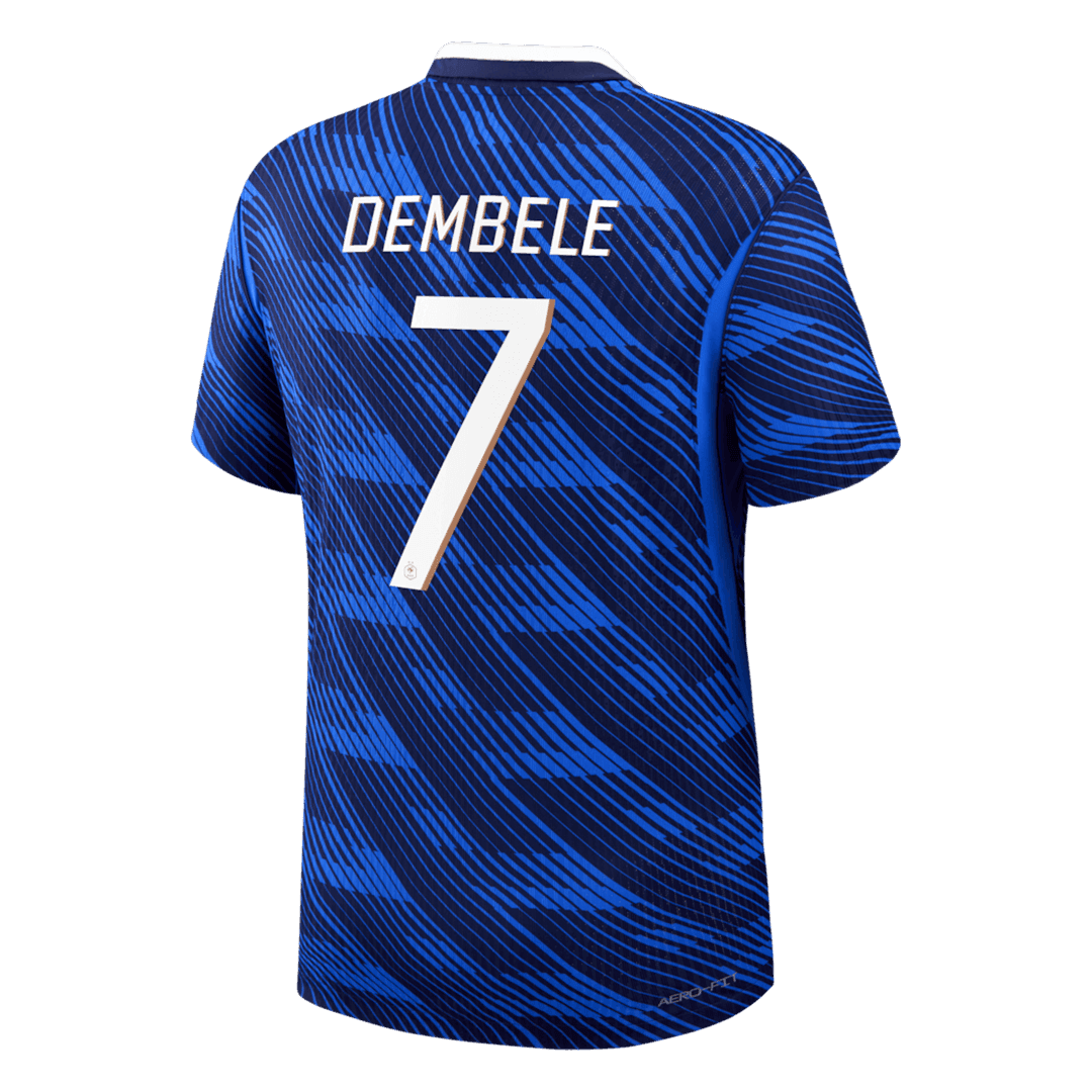 DEMBELE #7 Frankrike Hjemmespillerversjon Jersey World Cup 2026