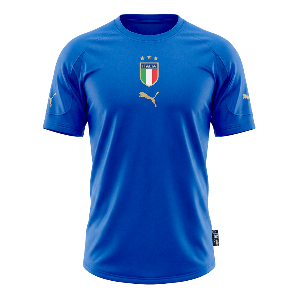 Retro jalkapallopaita Italia Koti 2004