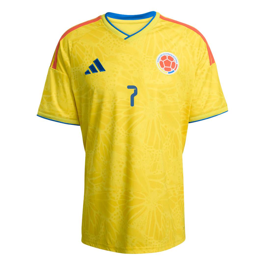 LUIS DíAZ #7 Colombia hjemmefotballdrakt VM 2026