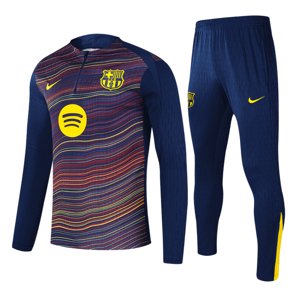 Barcelona 1/4 vetoketjullinen verryttelypuku 2025/26 Monivärinen