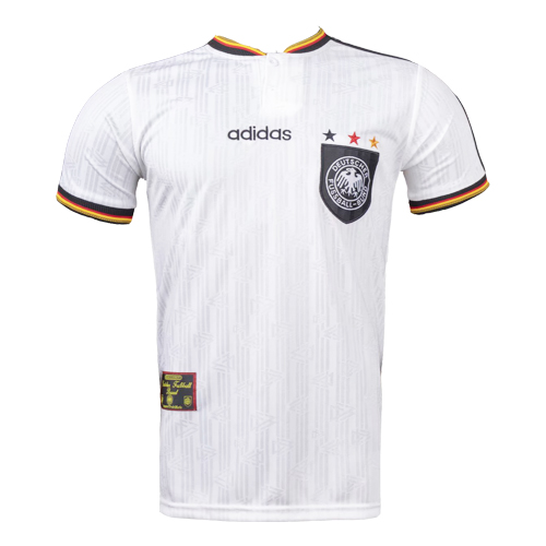 Retro fotballdrakt Tyskland hjemme-EM 1996