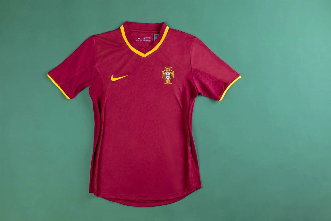 Retro fotballdrakt Portugal hjemme-EM 2000