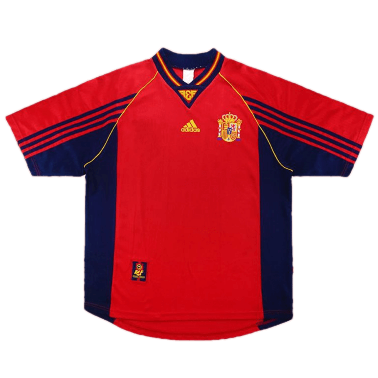 Retro Soccer Jersey Spain Home World Cup 1998