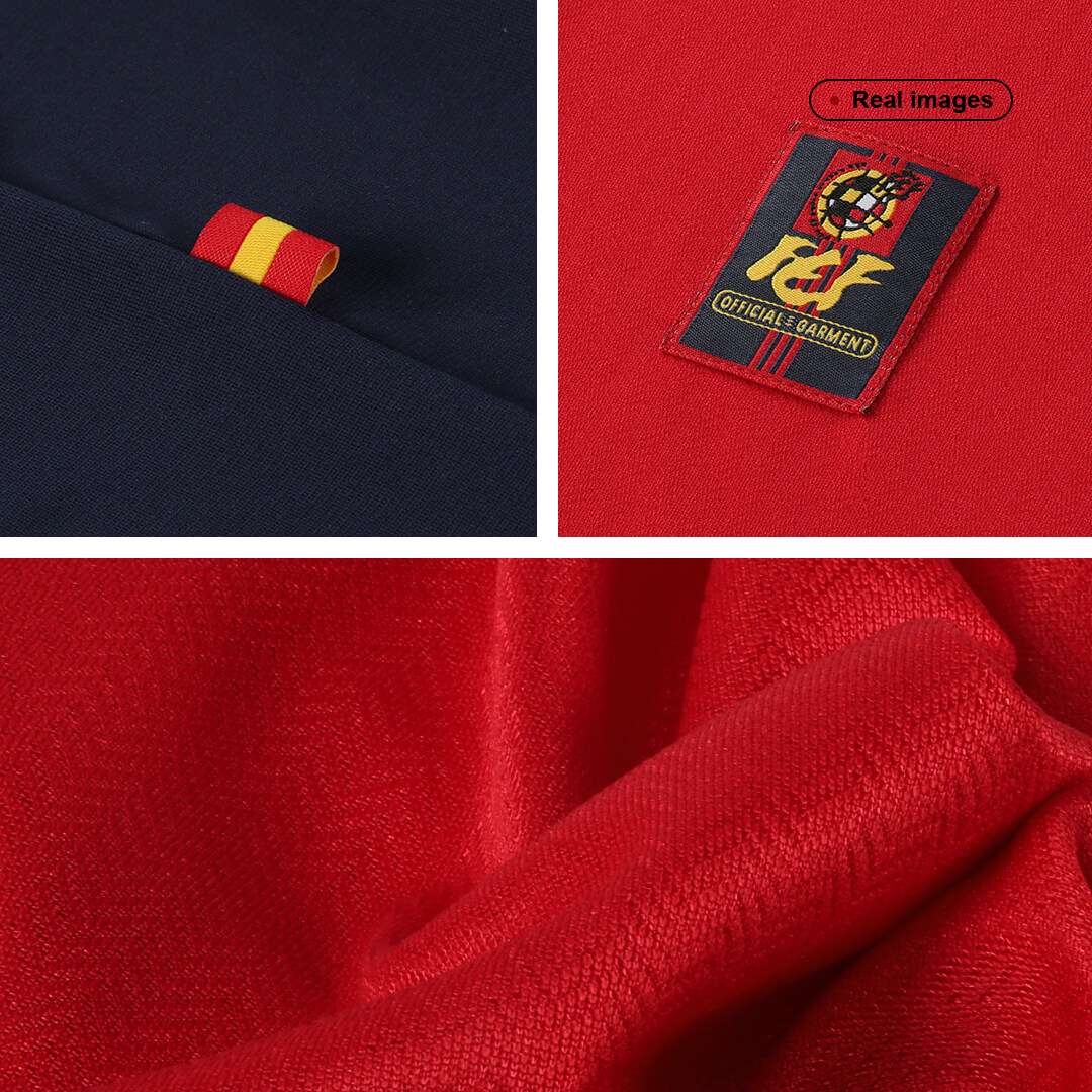 Retro Soccer Jersey Spain Home World Cup 1998
