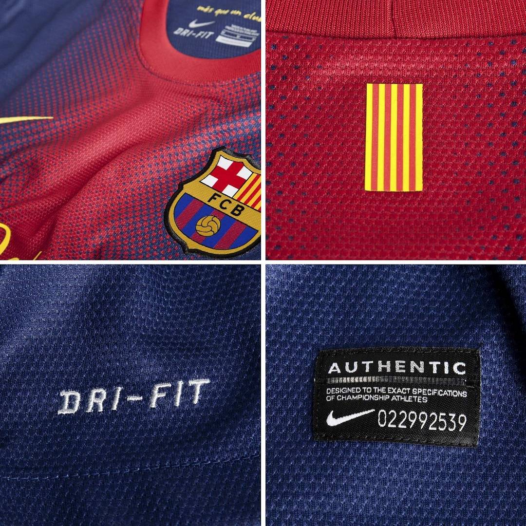 Retro Soccer Jersey Barcelona Home 2012/13