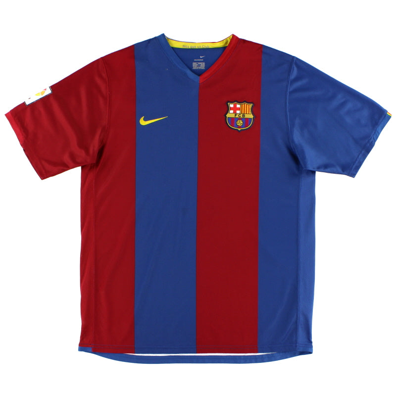 Retro fotballdrakt Barcelona Hjem 2006/07