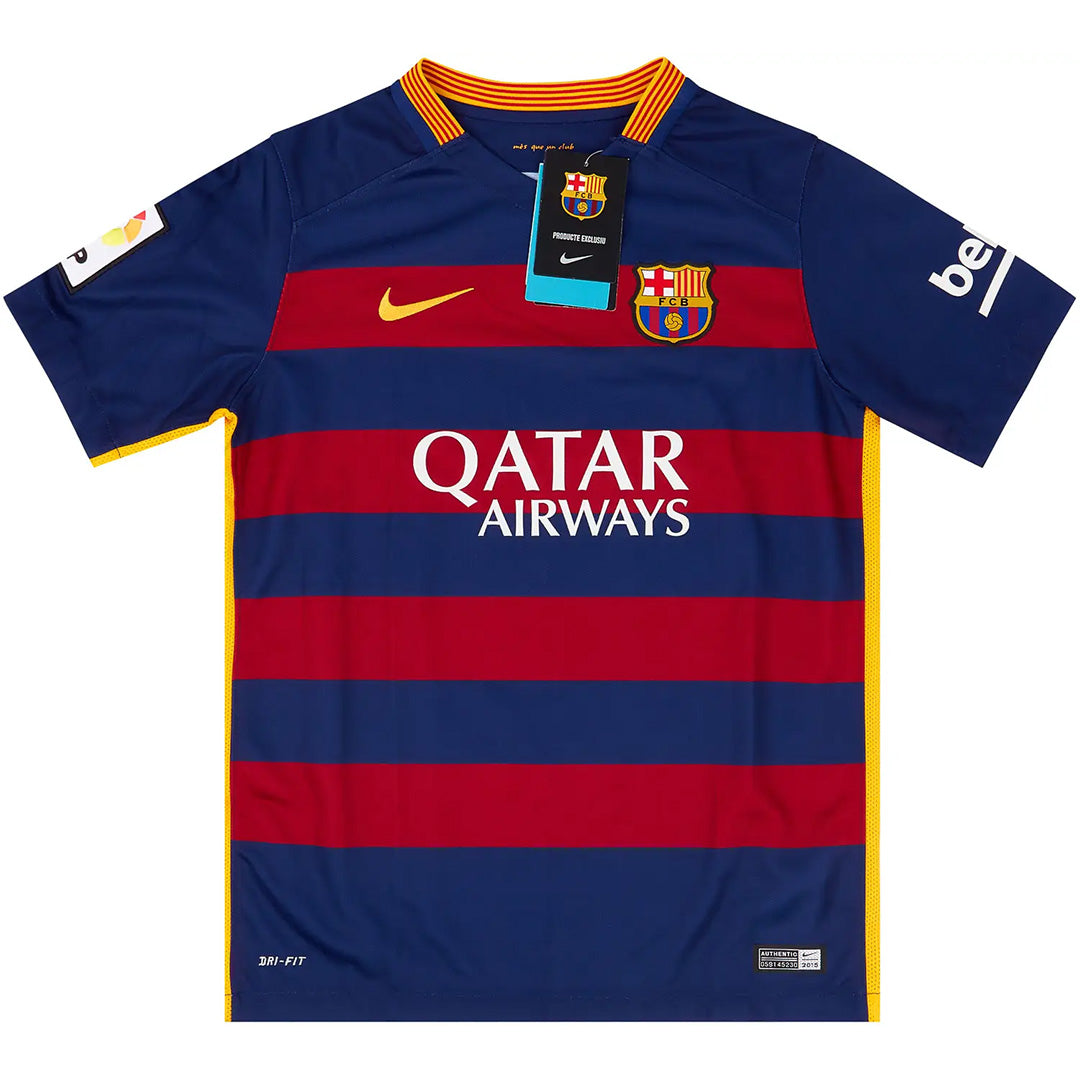 Retro fotballdrakt Barcelona Hjem 2015/16