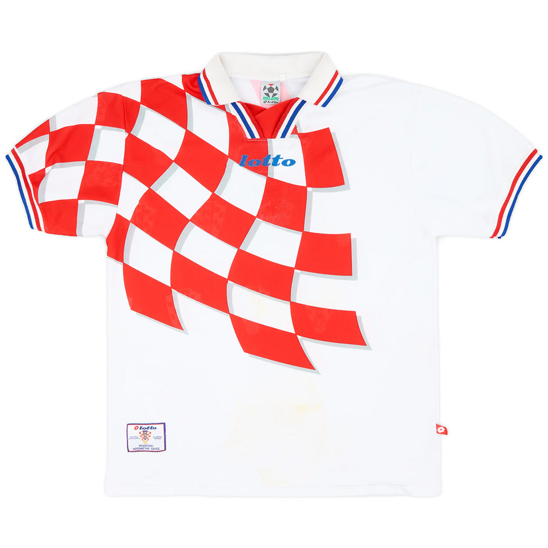 Retro fotballdrakt Kroatia hjemme-VM 1998