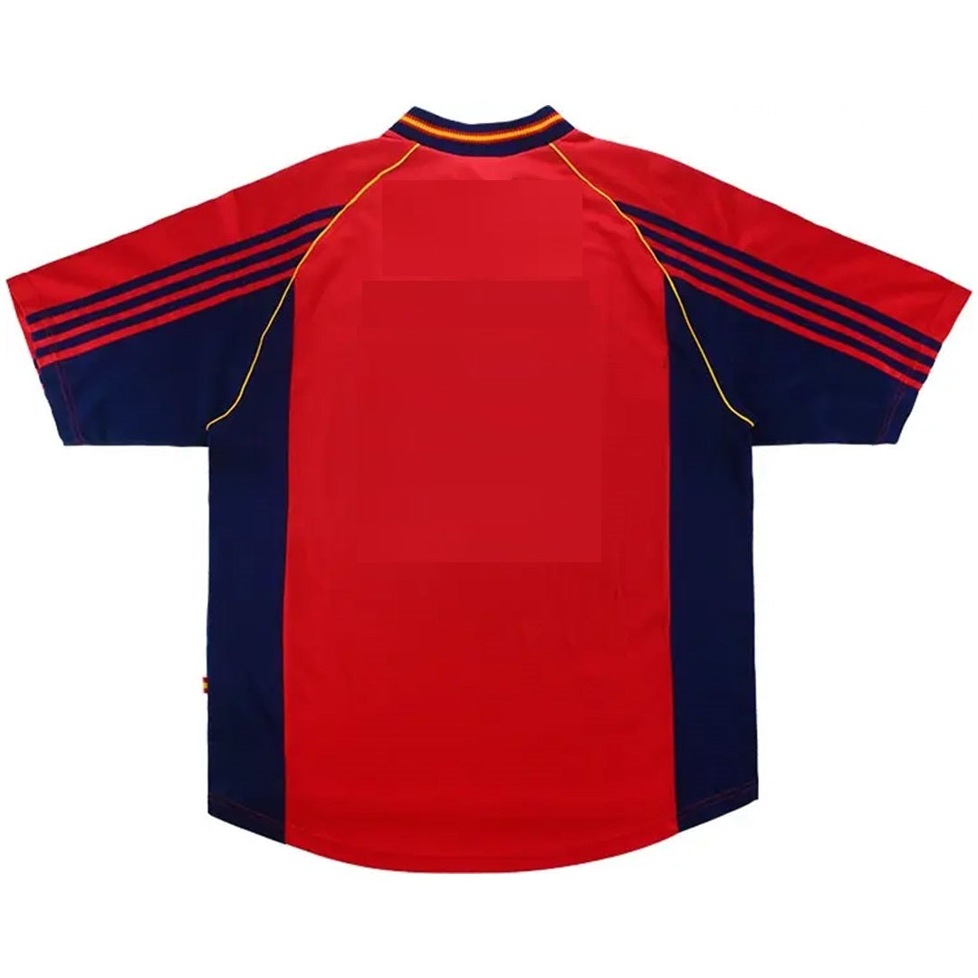 Retro Soccer Jersey Spain Home World Cup 1998