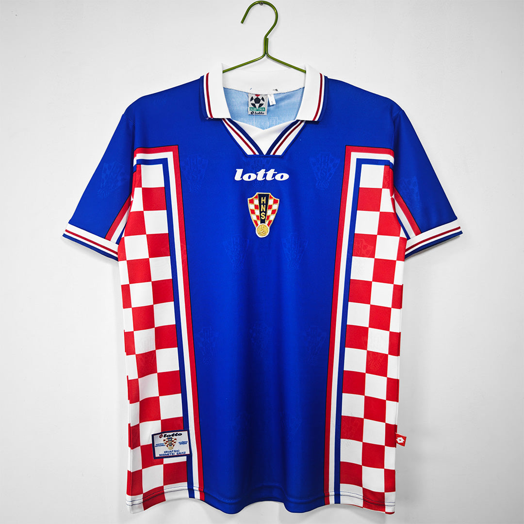 Retro fotballdrakter Kroatia Borte-VM 1998