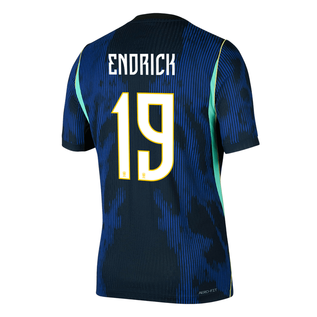 ENDRICK #19 Brasil Bortespillerversjon Jersey World Cup 2026