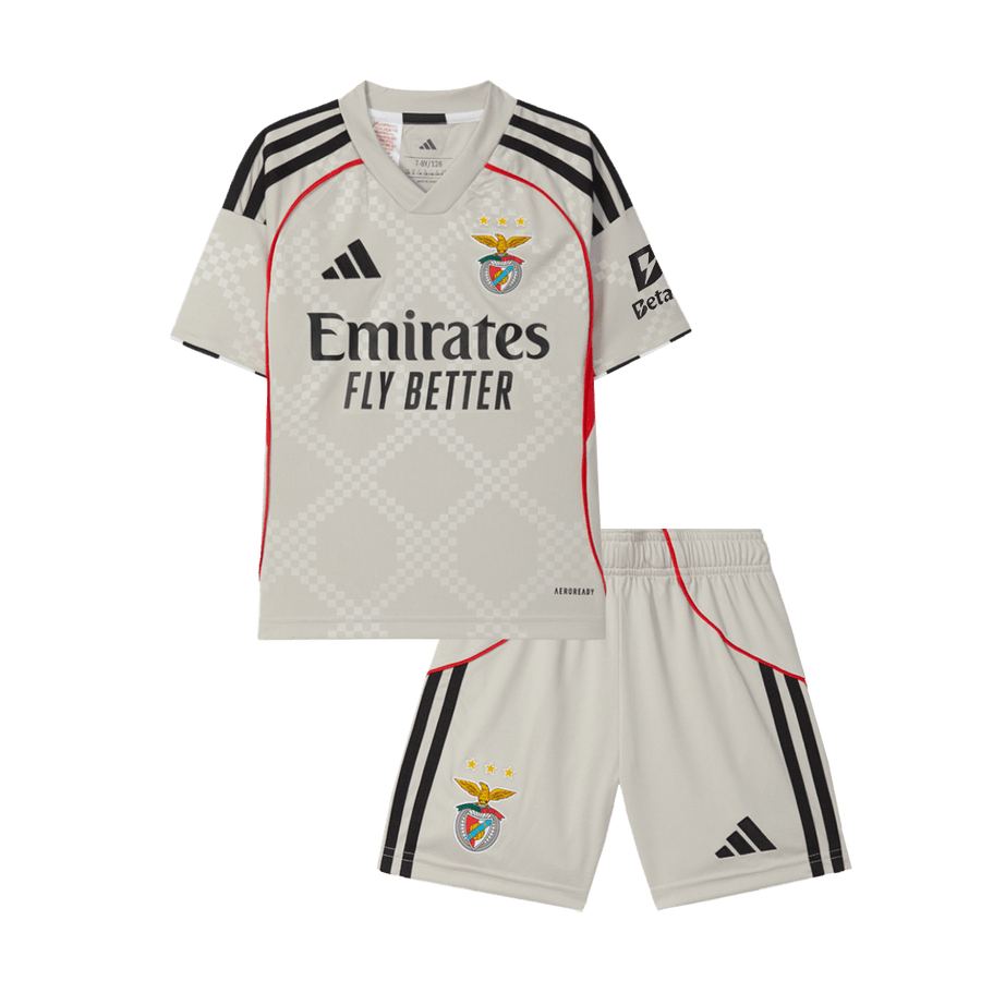 Benfica Away Kids fotballdraktersett 2025/26