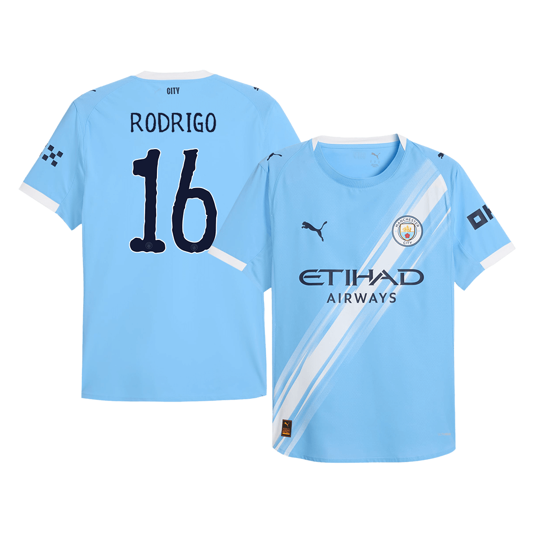 RODRIGO #16 Manchester City Hjemmespillerversjon Jersey World Cup 2025/26 - Club World Cup