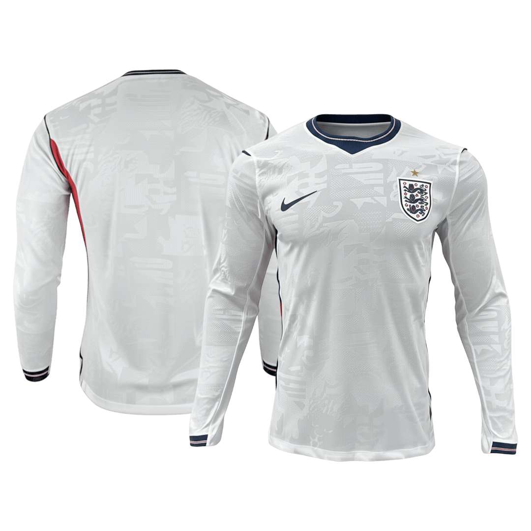 England Hjemme langermet spillerversjon Jersey World Cup 2026