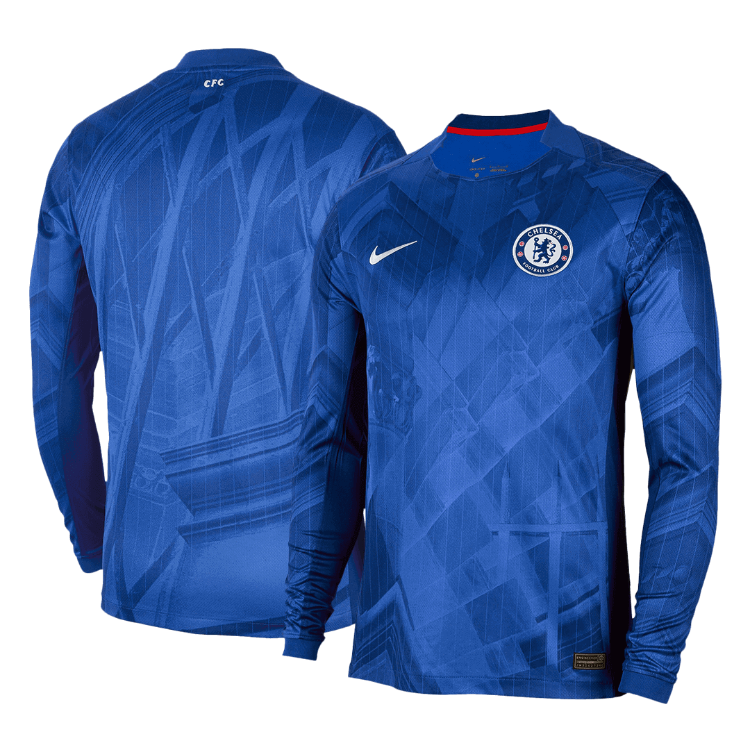 Chelsea hjemmefotballdrakt med lange ermer 2025/26